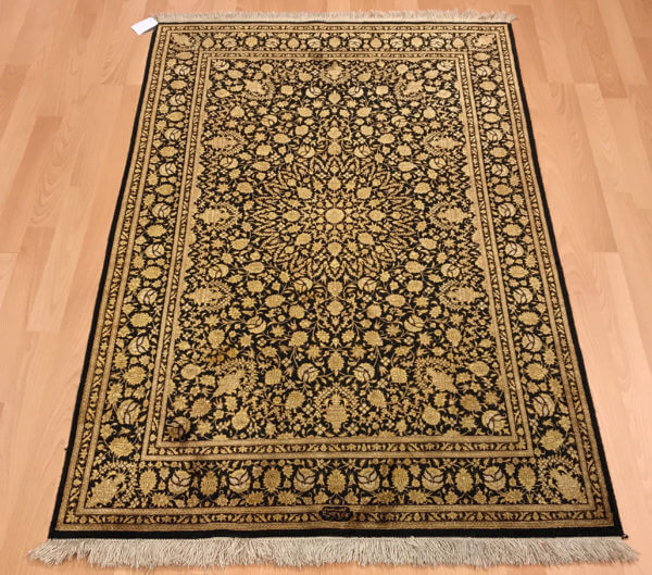 Persisk ægte tæppe i silke