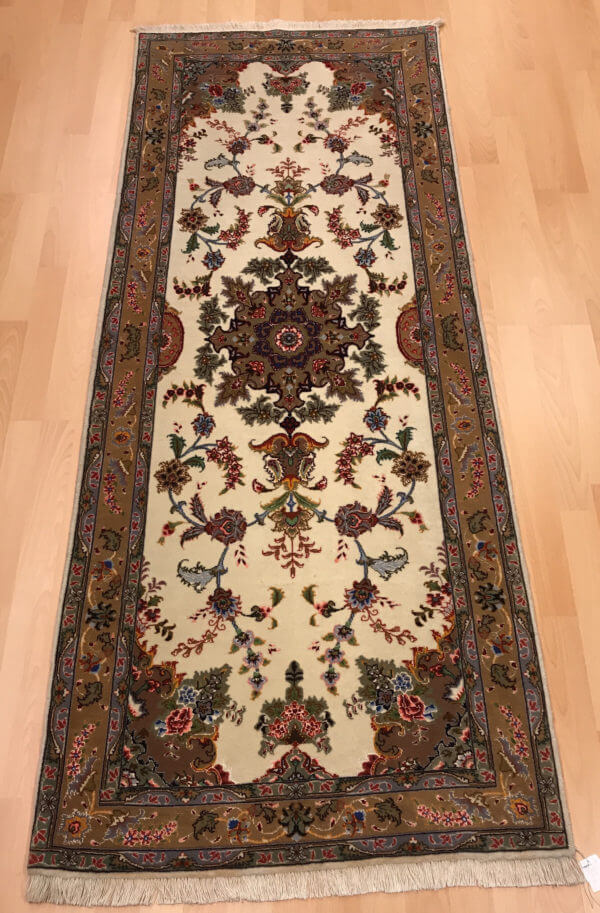 Blomstrede persisk tæppe fra Tabriz