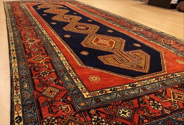 håndknyttet persisk tæppe